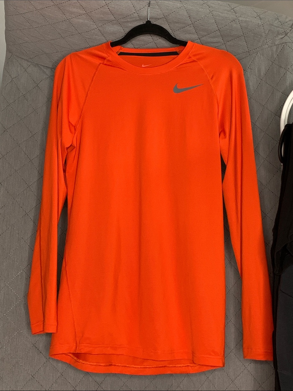 #194 Nike Orange Long-Sleeve Performance Top